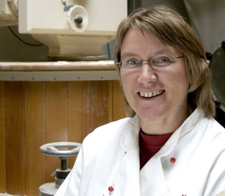 Rike Kappler am Arbeitsplatz